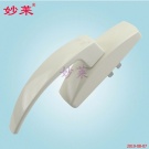 妙莱牌海豚大把执手/亮配件断桥铝合金窗锁隔热窗户用两点锁二点锁单向单项白色